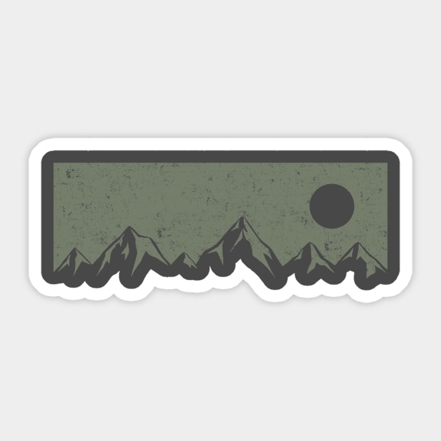 Mountains Sticker by SommersethArt